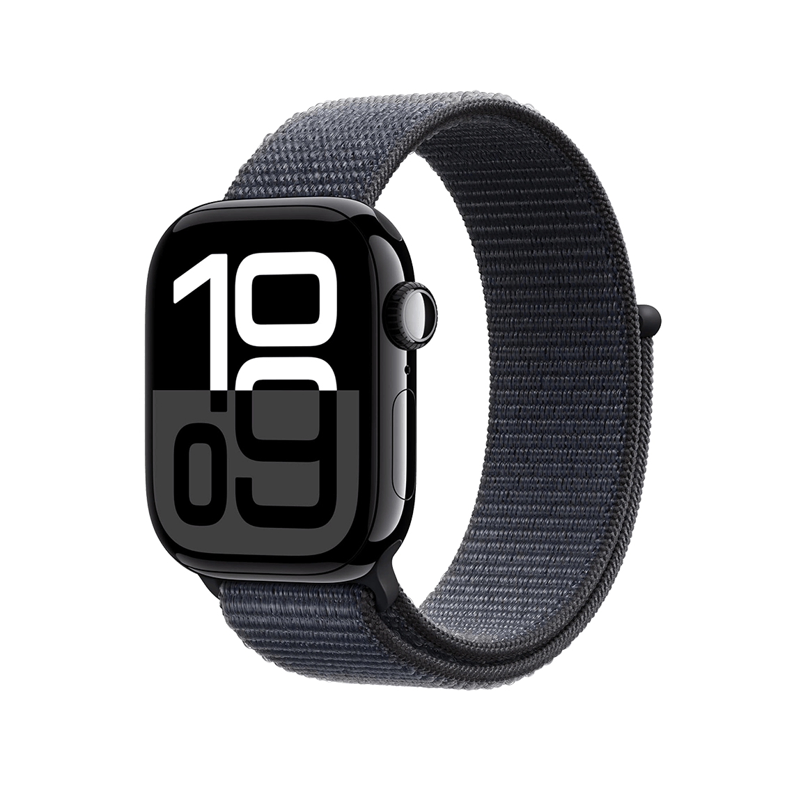 Apple Watch Series 10 46mm GPS - Jet Black w/ Ink Sport Loop, Grade B