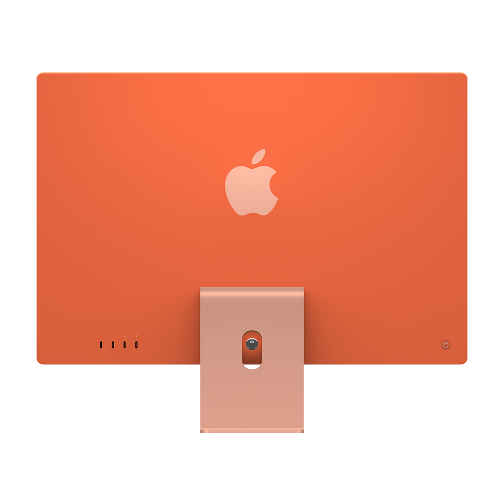 Apple M3 iMac 24-inch - Orange - 8GB RAM, 256GB Flash, 10-Core GPU, 4 Ports, Open Box