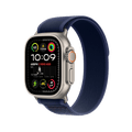 Apple Watch Ultra 2 49mm GPS + Cellular - Natural Titanium w/ M/L Blue Trail Loop, Open Box