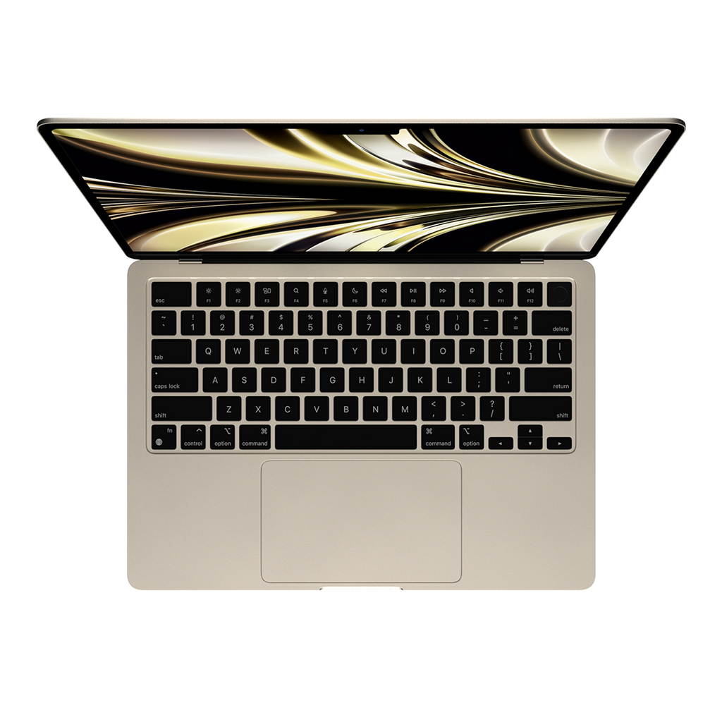 Apple 13-inch MacBook Air M2 chip, 8GB RAM, 512GB Flash, 10-Core GPU, Starlight - Grade A
