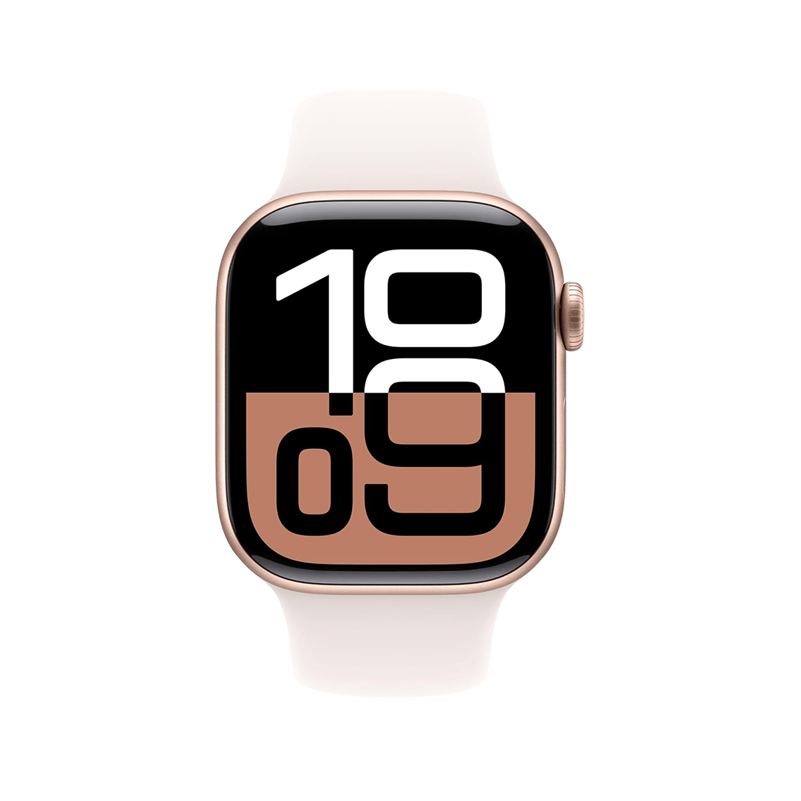 Apple Watch Series 10 42mm GPS - Rose Gold w/ M/L Light Blush Sport Band, Open Box