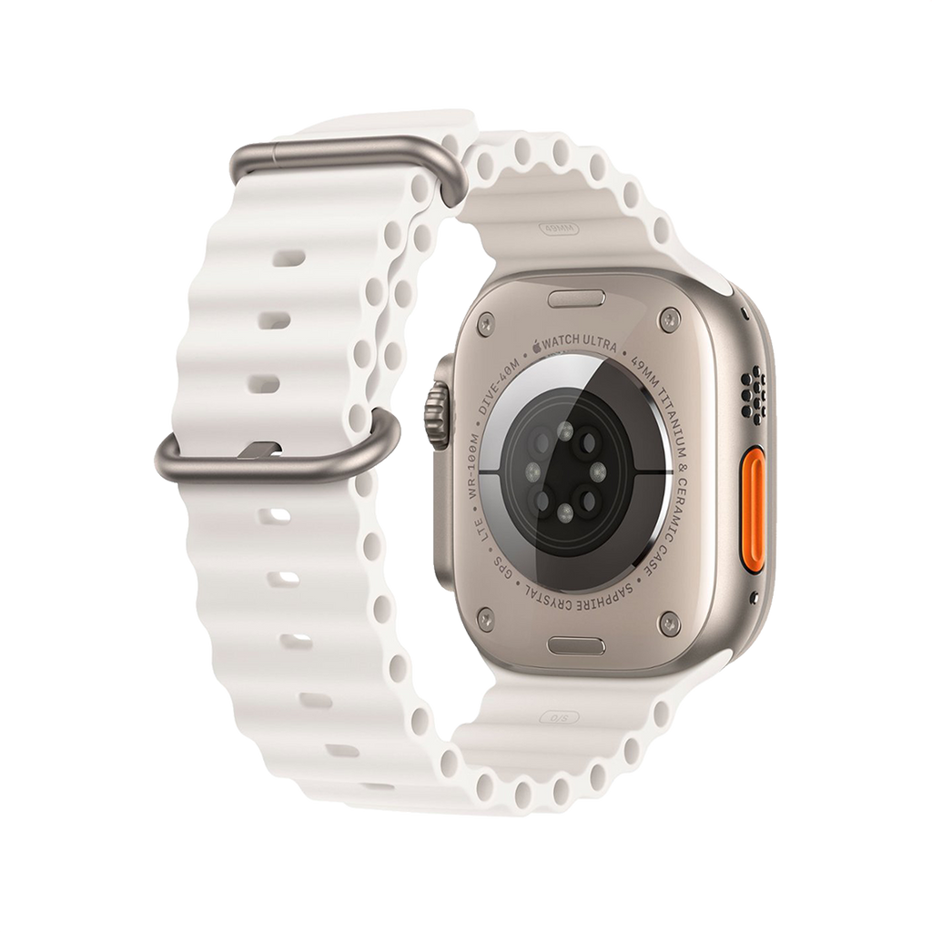 Apple Watch Ultra 2 49mm GPS + Cellular - Titanium - White Ocean Band, Open Box