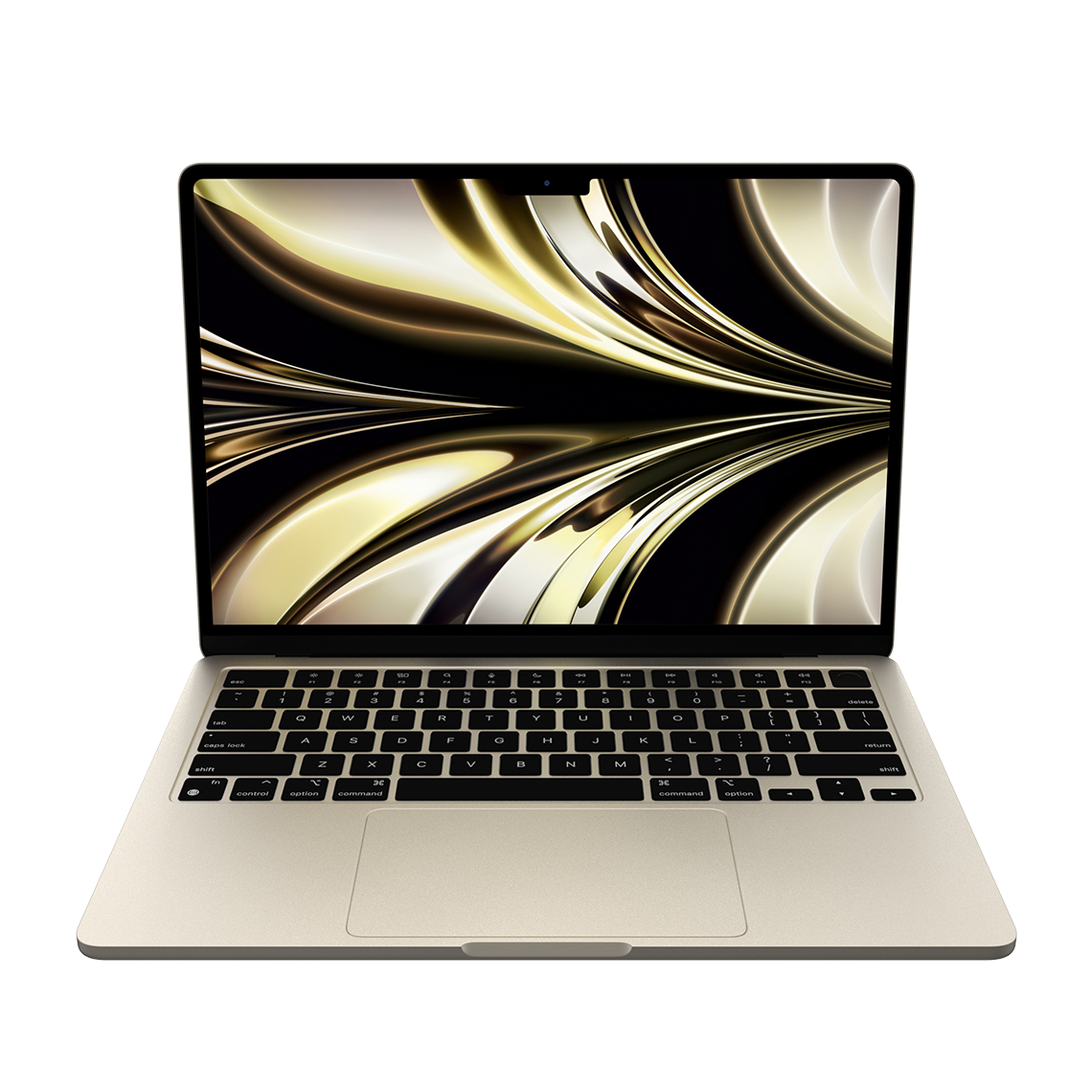 Apple 13-inch MacBook Air M2 chip, 8GB RAM, 256GB Flash, 8-Core GPU, Starlight - Open Box