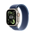 Apple Watch Ultra 3 49mm GPS + Cellular - Natural Titanium w/ S/M Bright Blue Trail Loop, Open Box