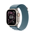 Apple Watch Ultra 3 49mm GPS + Cellular - Natural Titanium w/ Large Light Blue Alpine Loop, Open Box