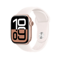 Apple Watch Series 10 42mm GPS - Rose Gold w/ S/M Light Blush Sport Band, Open Box