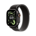 Apple Watch Ultra 3 49mm GPS + Cellular - Black Titanium w/ M/L Black Charcoal Trail Loop, Grade B