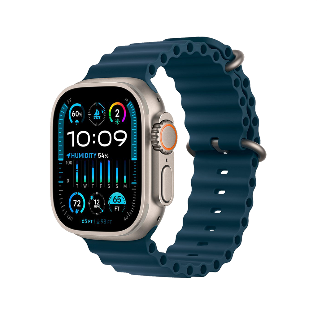 Apple Watch Ultra 2 49mm GPS + Cellular - Titanium - Blue Ocean Band, Open Box