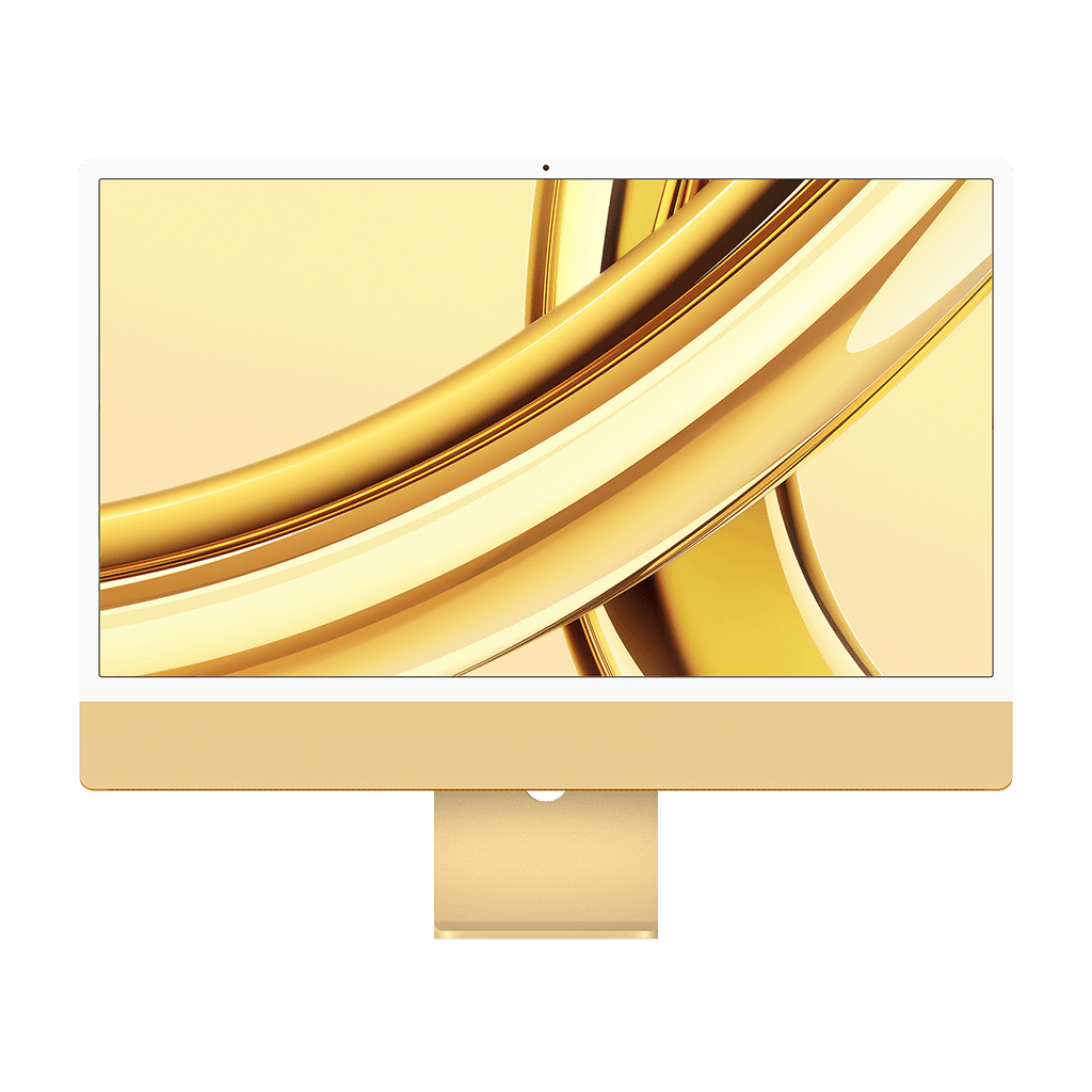 Apple 24-inch iMac M3 8-Core, 24GB RAM, 2TB Flash, 10-Core GPU, Yellow - Apple Certified Refurbished
