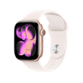 Apple Watch Series 11 42mm GPS - Rose Gold w/ M/L Light Blush Sport Band, Open Box