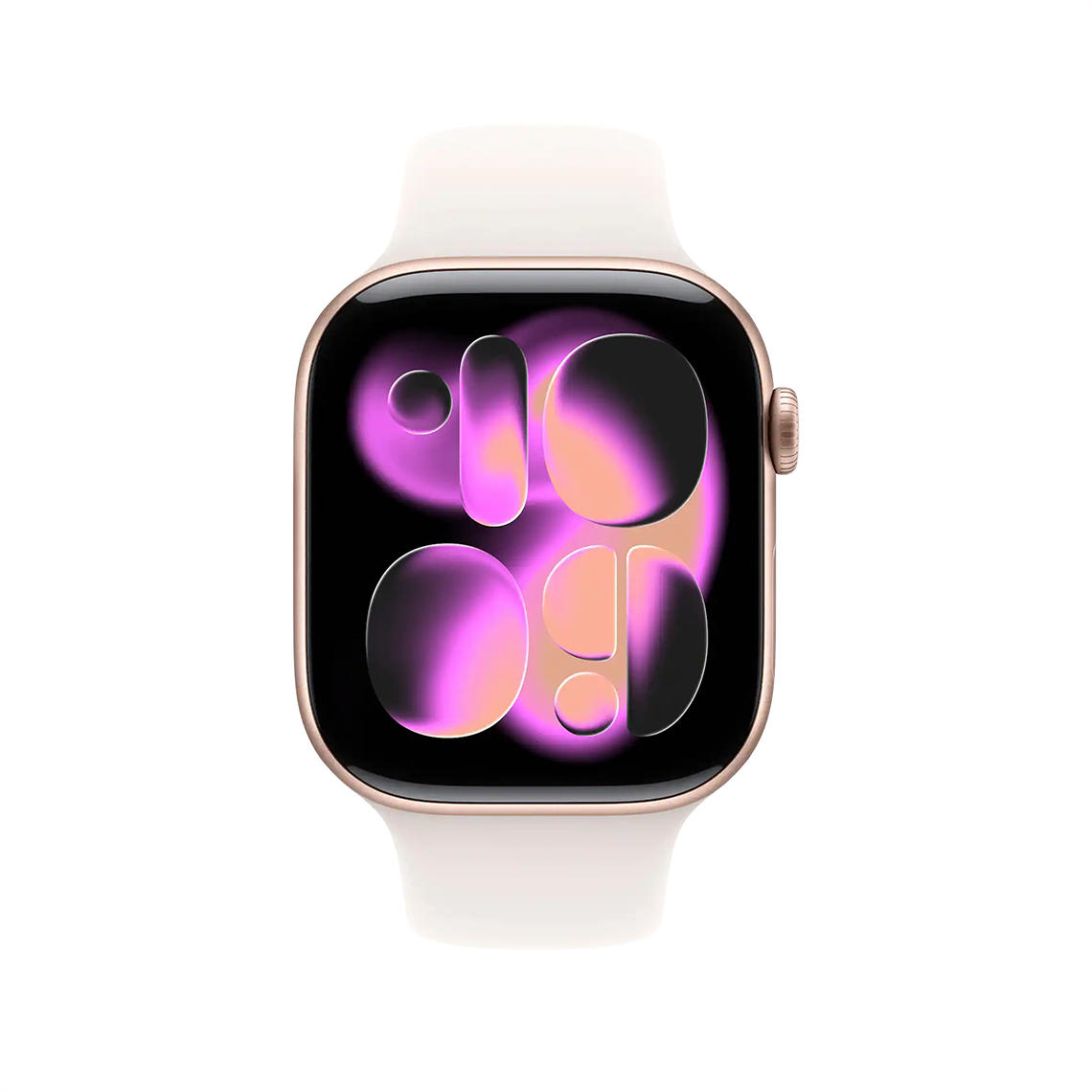 Apple Watch Series 11 42mm GPS - Rose Gold w/ S/M Light Blush Sport Band, Grade B