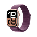 Apple Watch Series 10 42mm GPS + Cellular - Rose Gold w/ Plum Sport Loop, Grade B