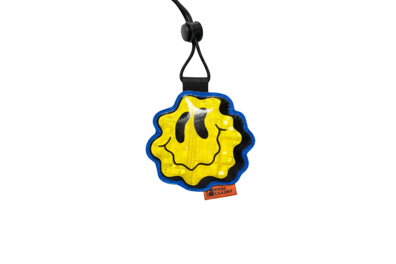Wavy Smiley Safety Reflector