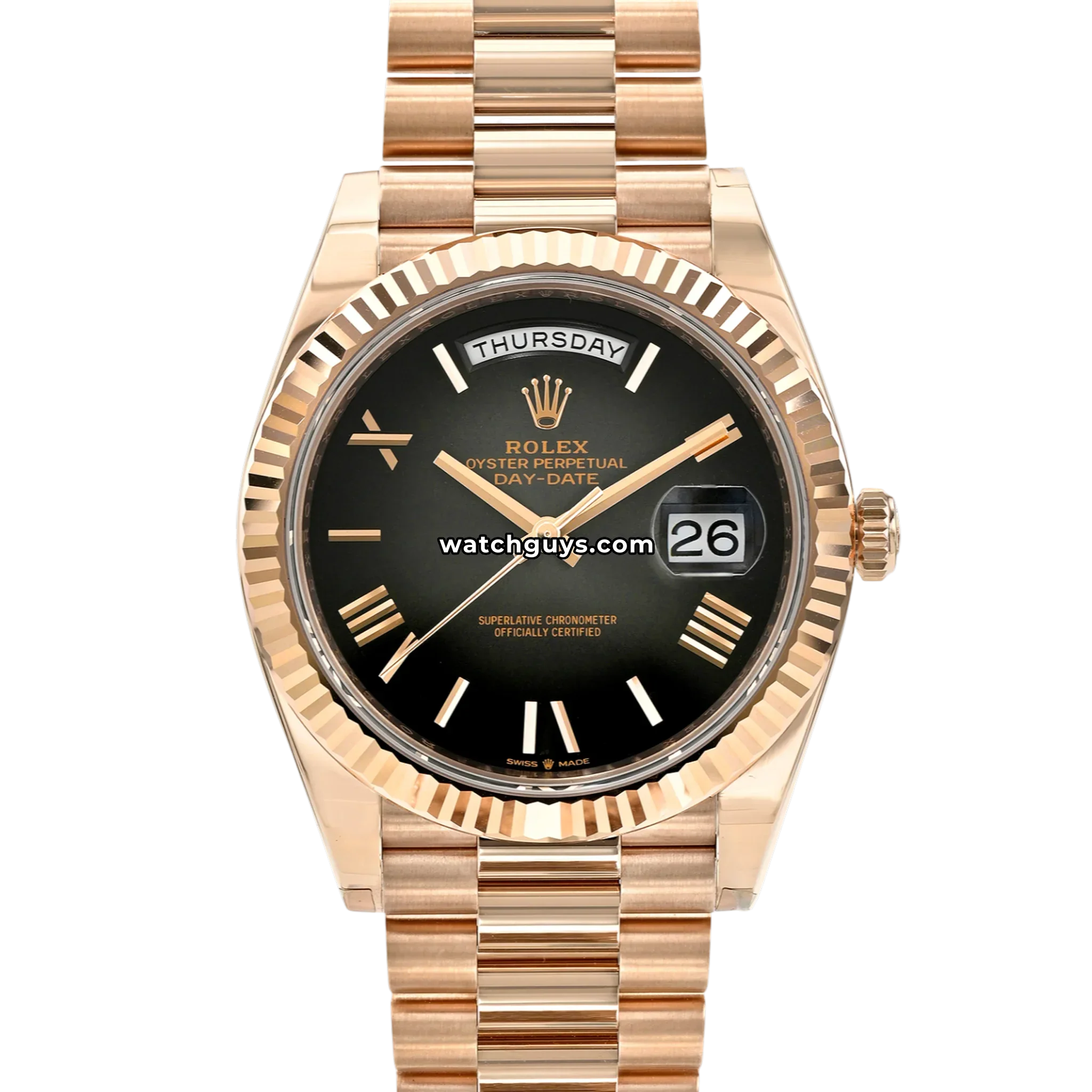 Rolex Day-Date 228235 Slate Ombre President