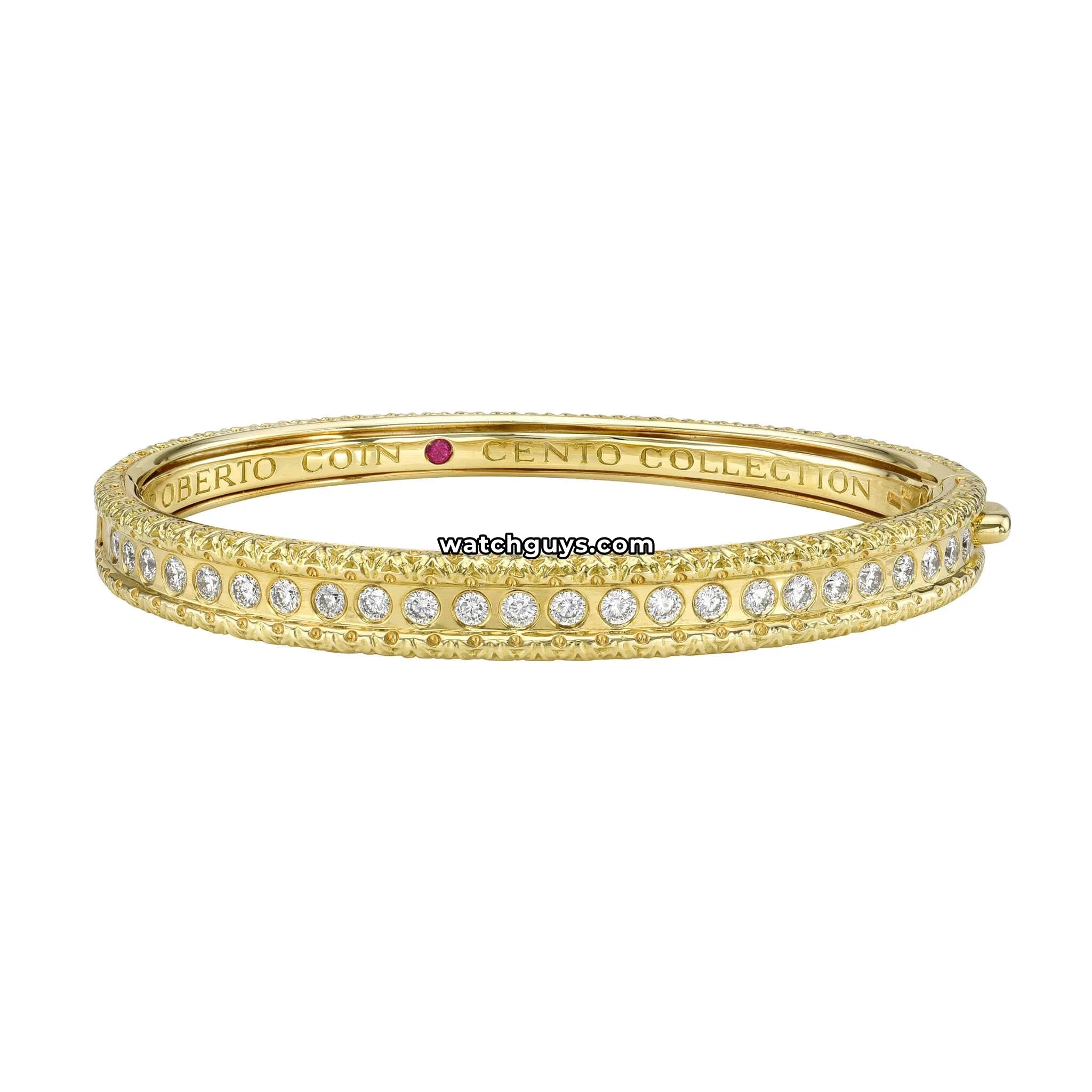 Roberto Coin Cento Diamond Bracelet 18K Yellow Gold
