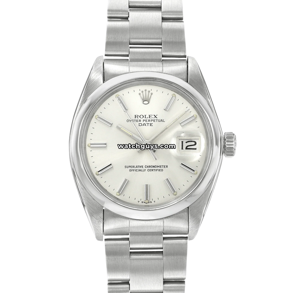 Rolex Date 1500 Silver