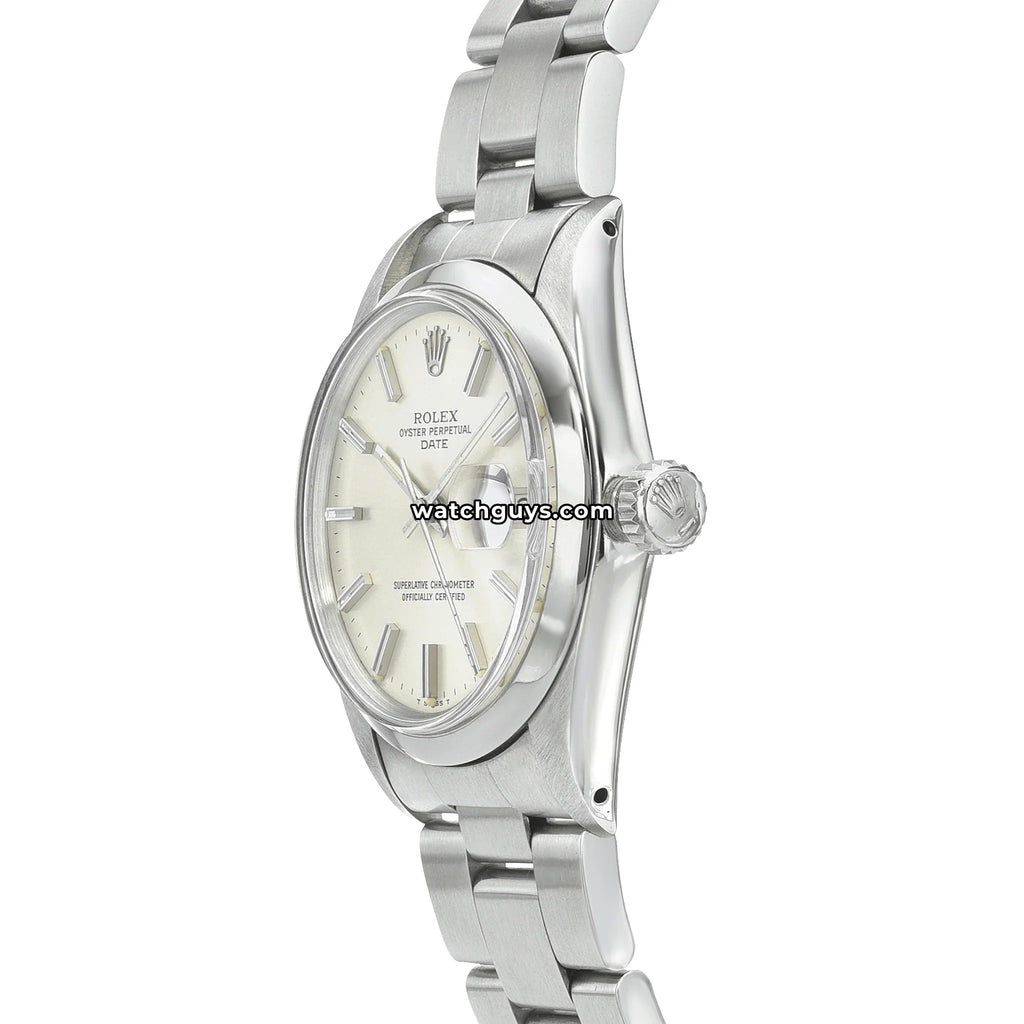 Rolex Date 1500 Silver