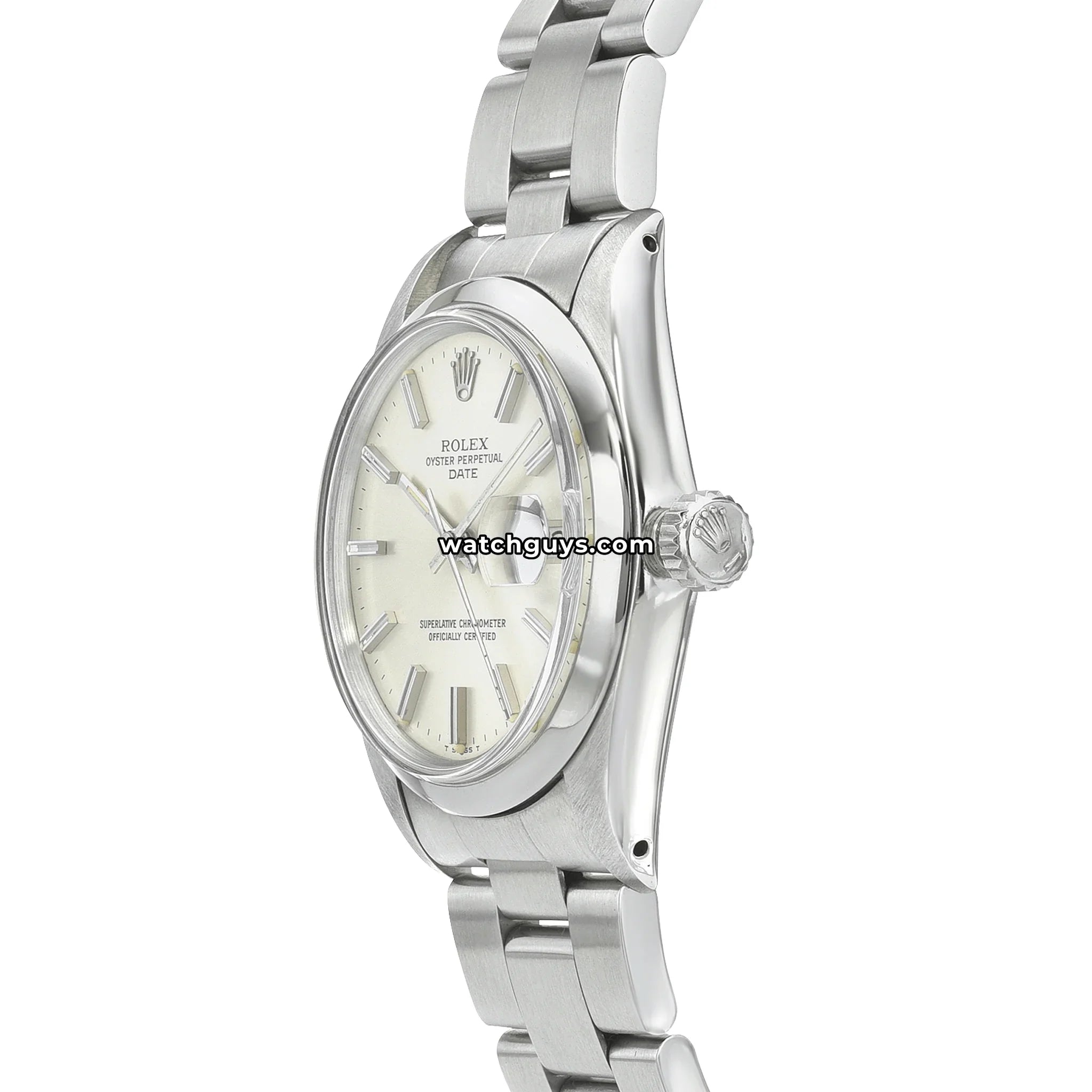Rolex Date 1500 Silver