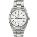 Rolex Date 15010 White Buckley Dial