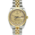 Rolex Date 15013 Champagne 18K Yellow Gold