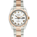Rolex Datejust 116231 White Roman Oyster