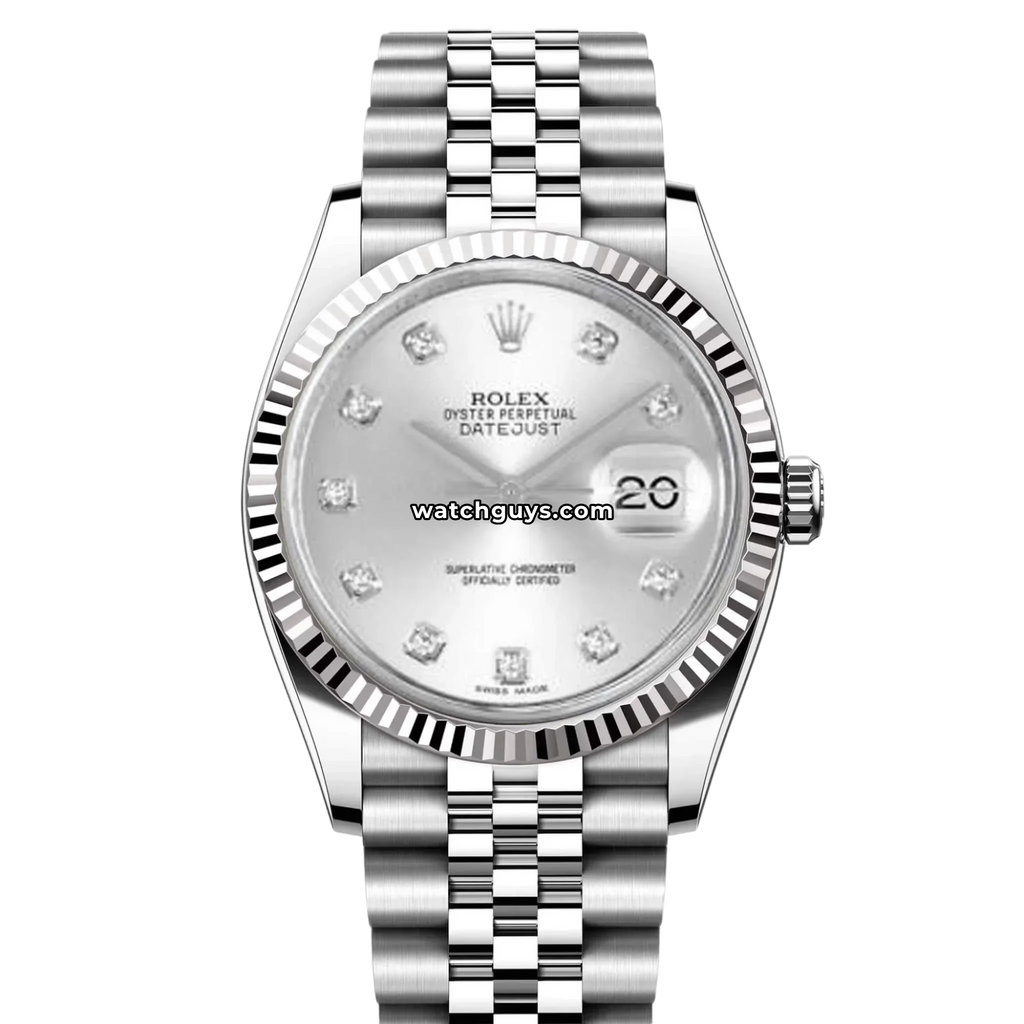 Rolex Datejust 116234 Silver Diamond