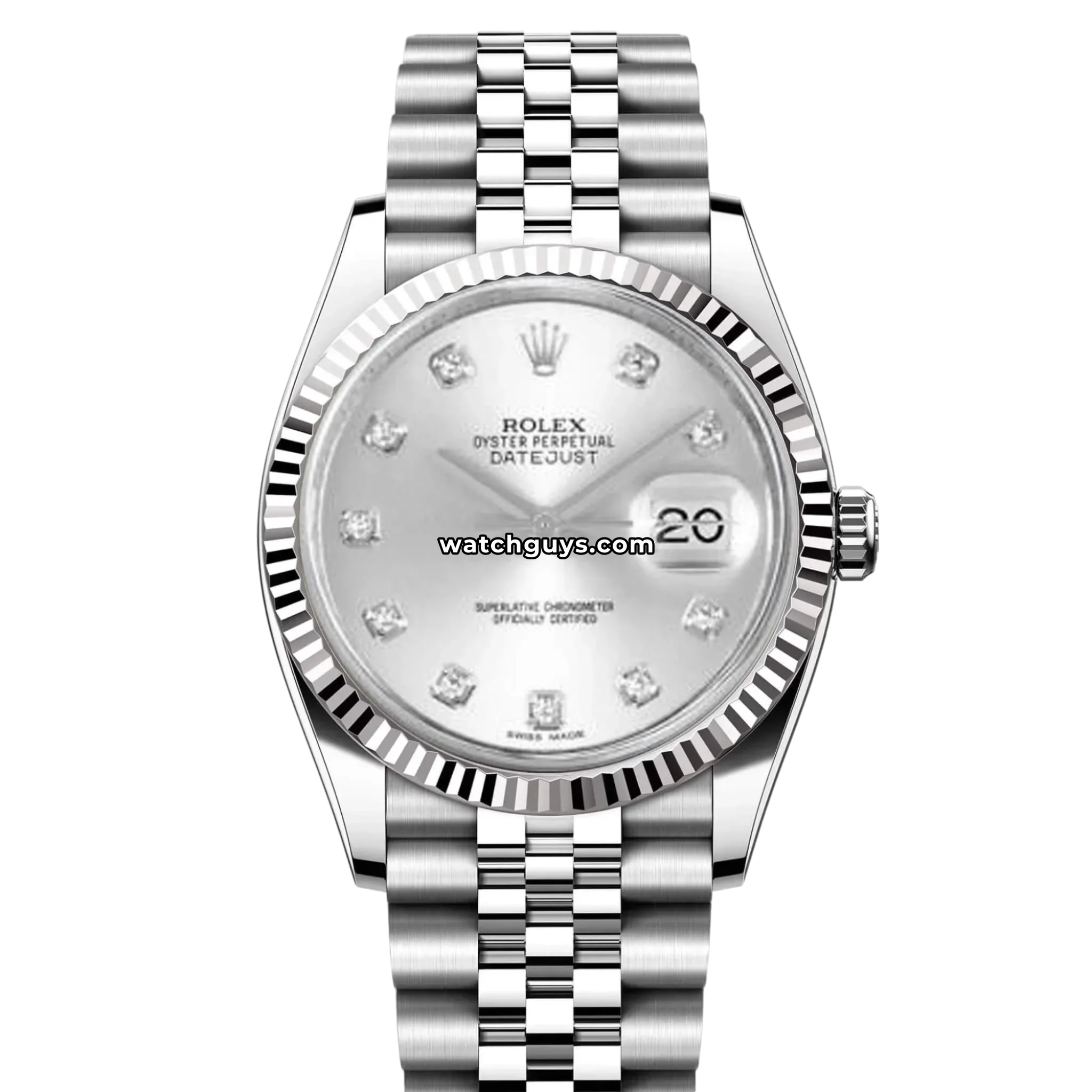 Rolex Datejust 116234 Silver Diamond
