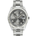 Rolex Datejust 116334 Rhodium Diamond Oyster