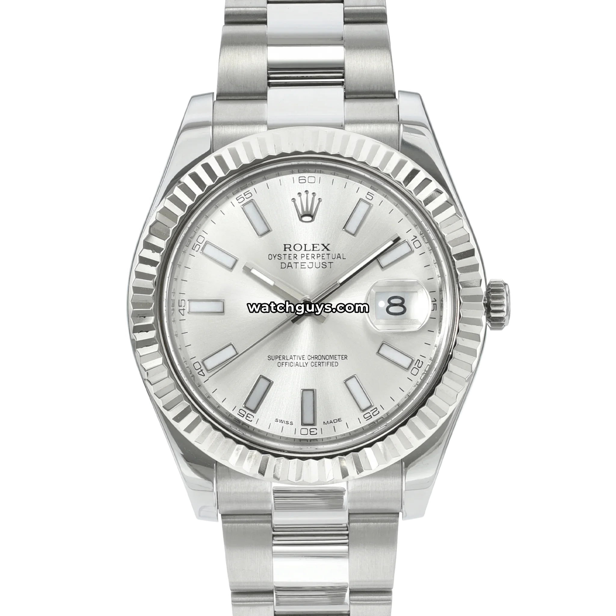 Rolex Datejust 116334 Silver Oyster