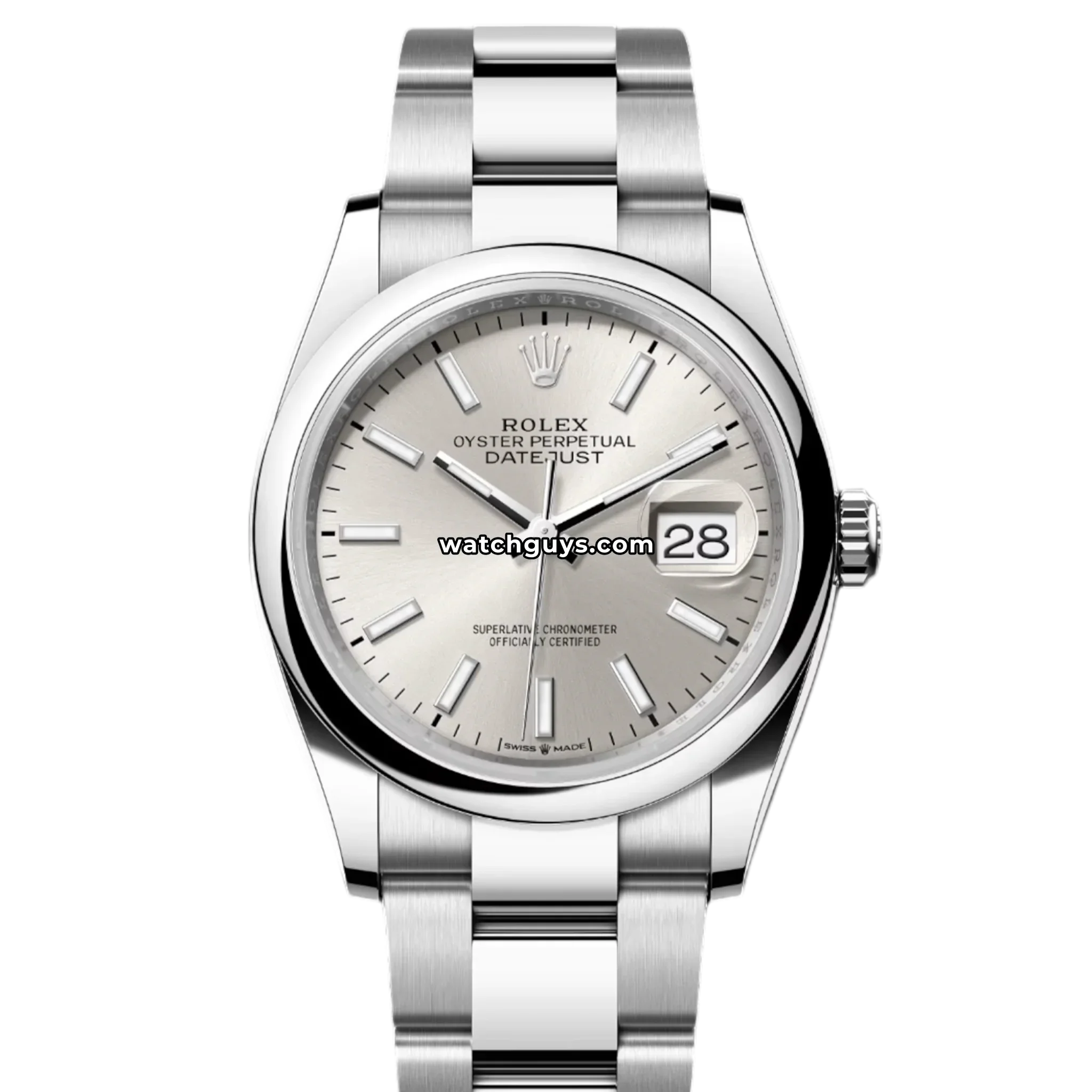 Rolex Datejust 126200 Silver Index Oyster