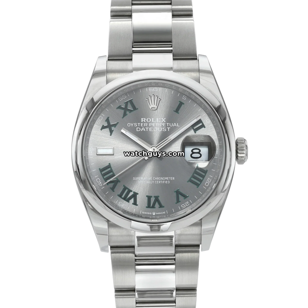 Rolex Datejust 126200 Wimbledon Oyster