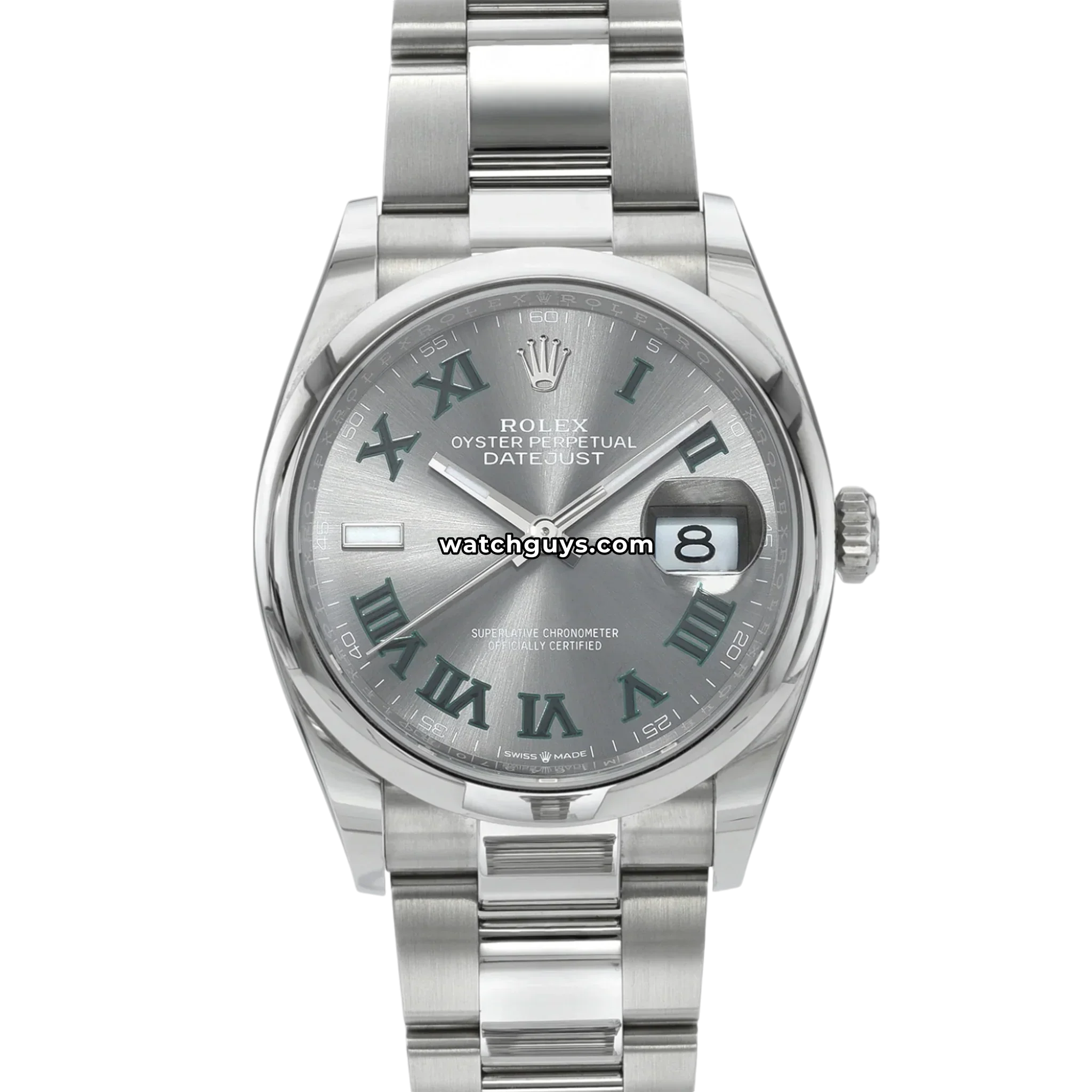 Rolex Datejust 126200 Wimbledon Oyster