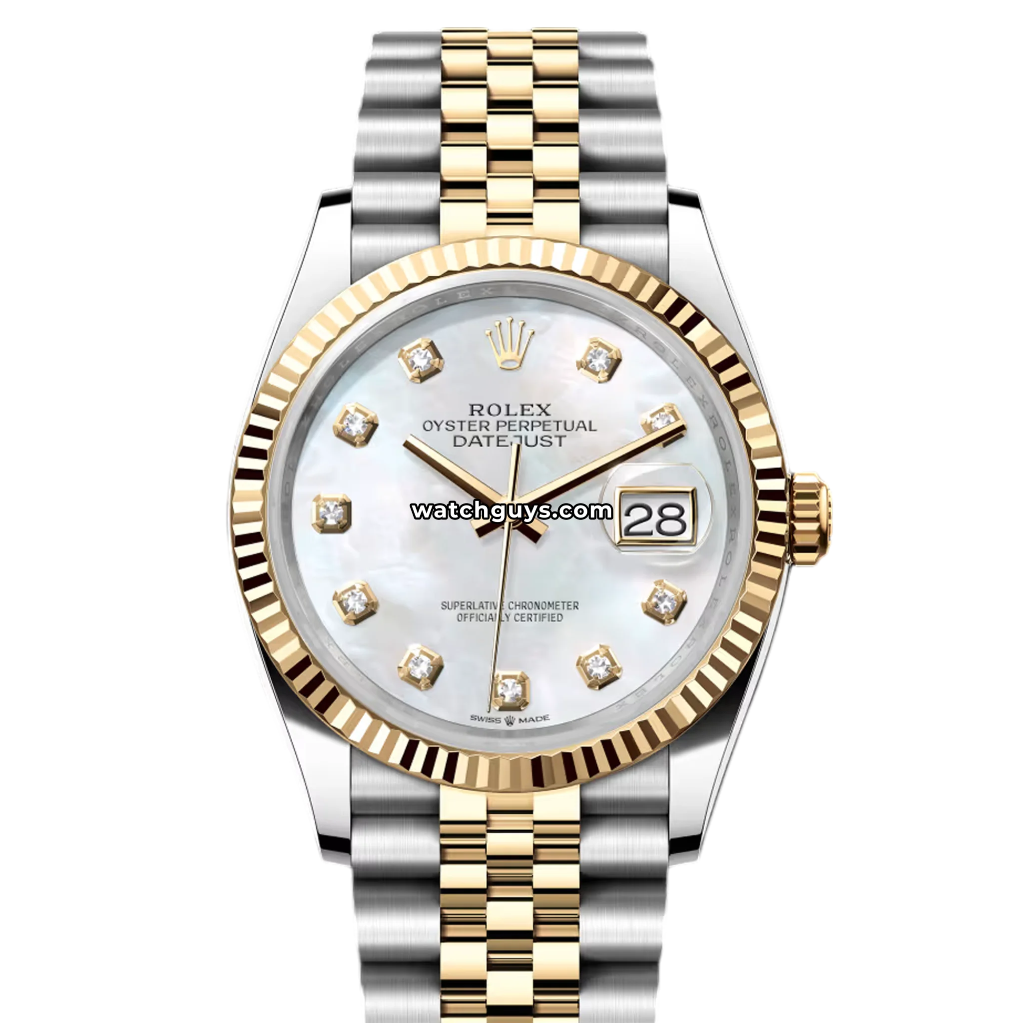Rolex Datejust 126233 Mother of Pearl Diamond Jubilee