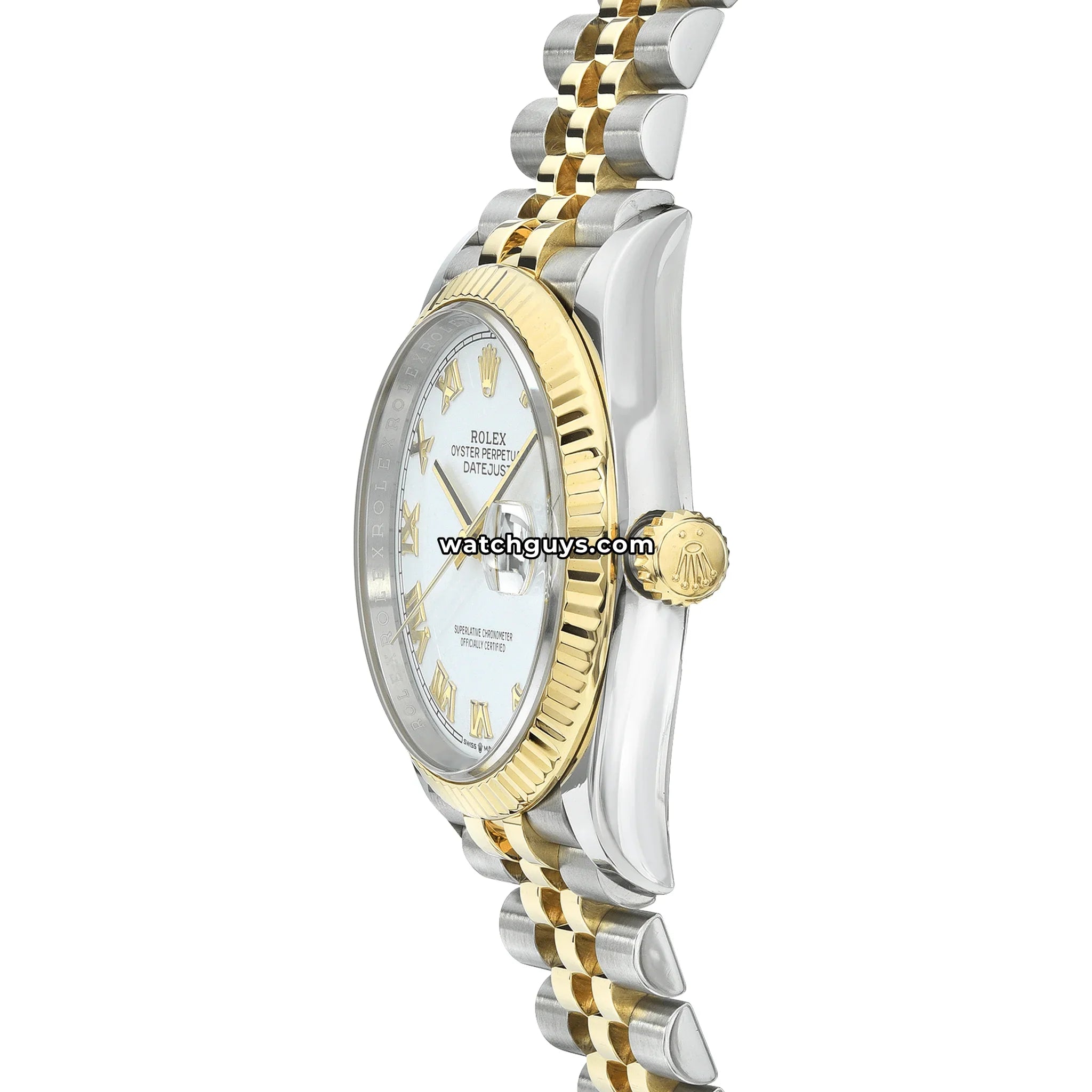Rolex Datejust 126233 White Roman Jubilee