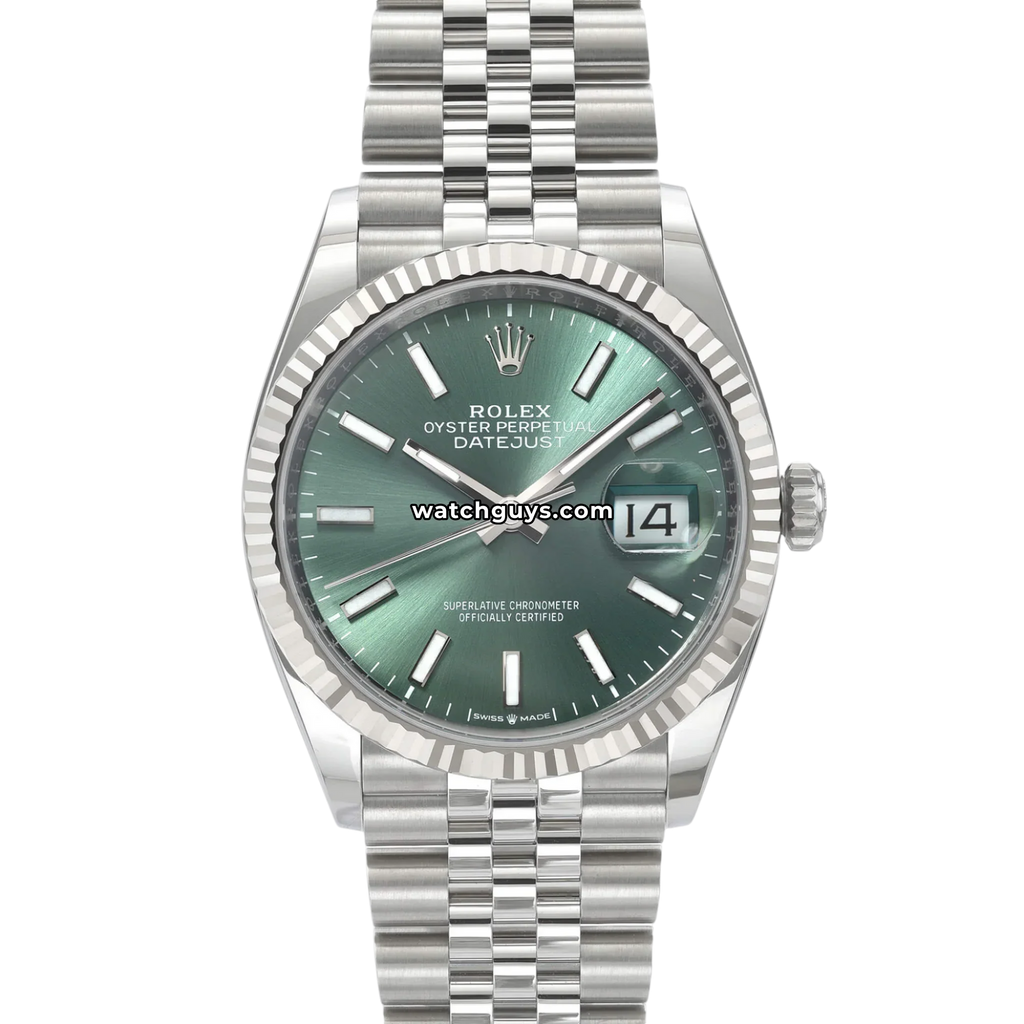Rolex Datejust 126234 Mint Green Jubilee