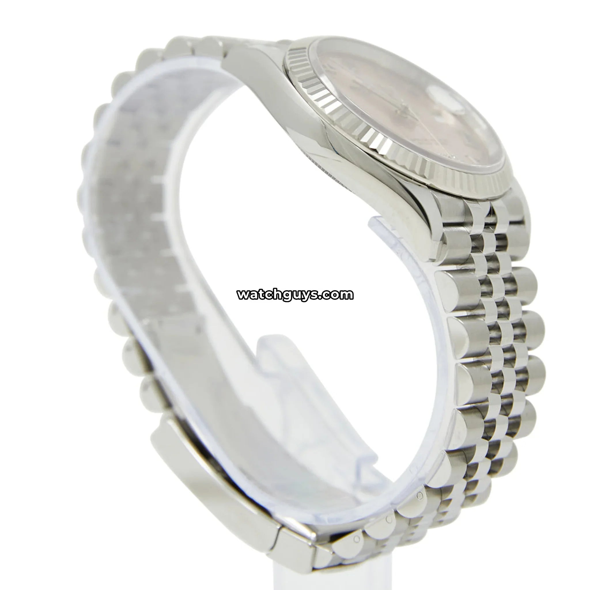 Rolex Datejust 126234 Pink Diamond Stainless Steel Jubilee