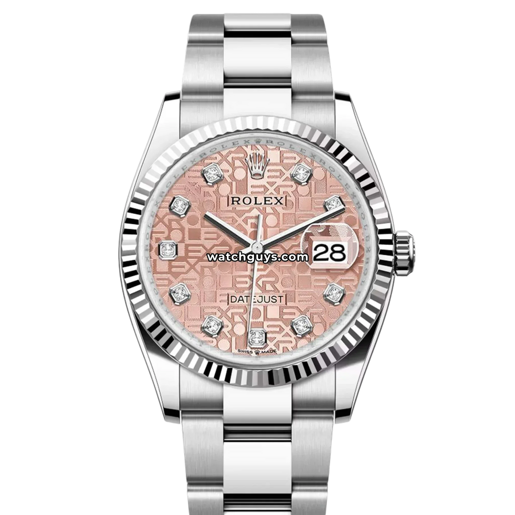 Rolex Datejust 126234 Pink Diamond Oyster