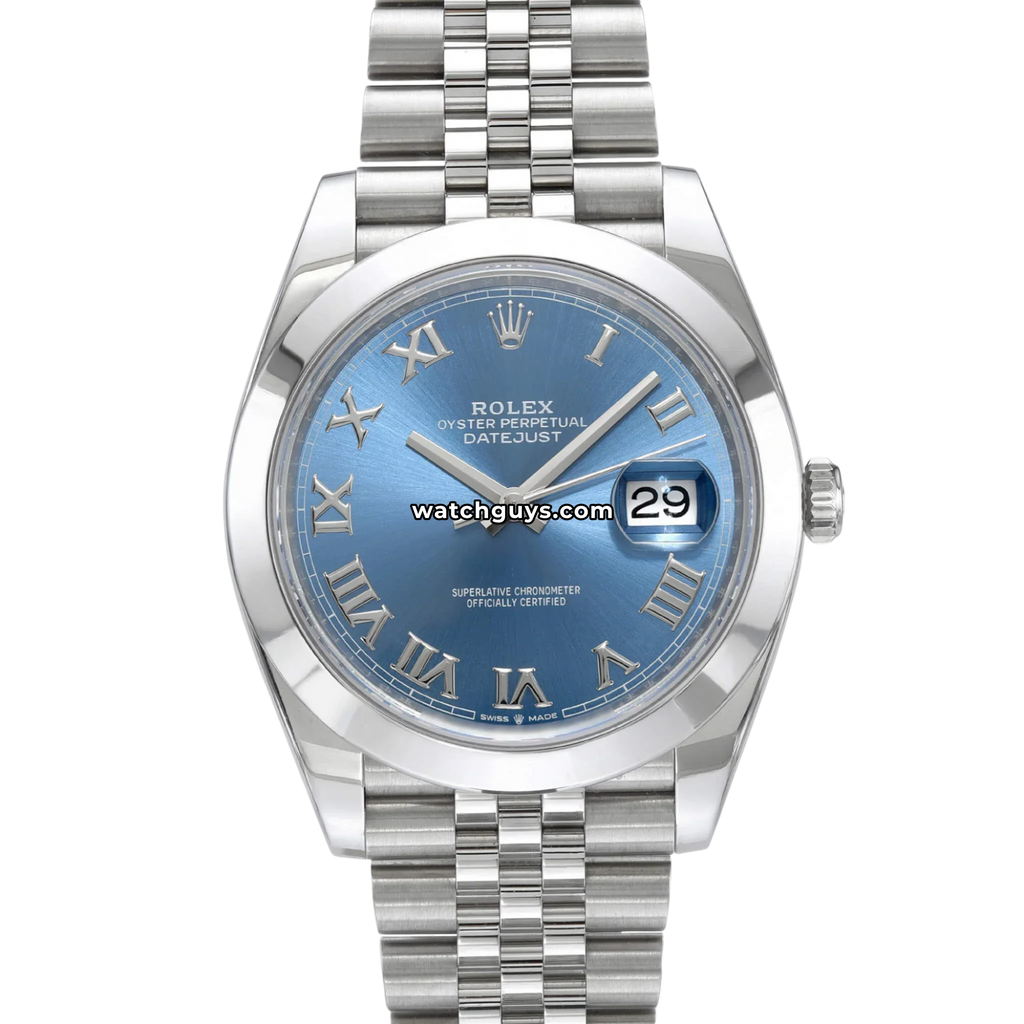 Rolex Datejust 126300 Azzurro Blue Jubilee