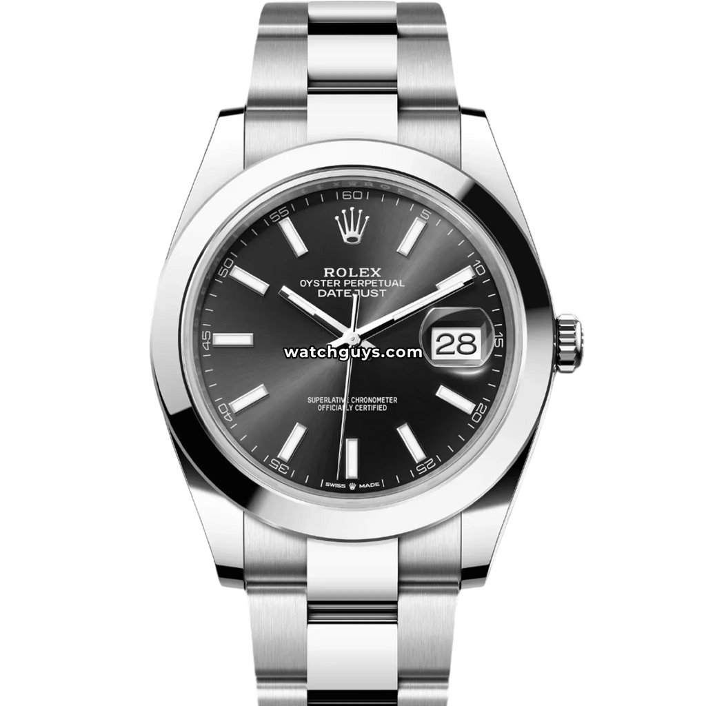 Rolex Datejust 126300 Black Index Oyster