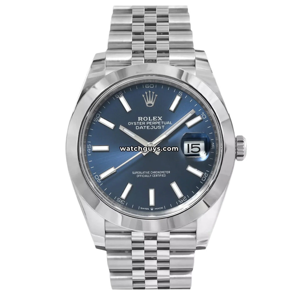 Rolex Datejust 126300 Blue Index Jubilee