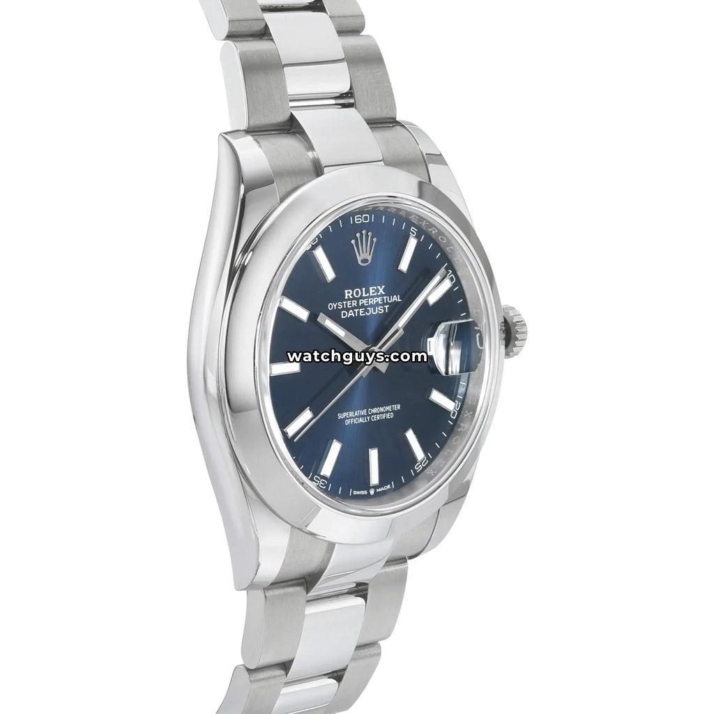 Rolex Datejust 126300 Blue Index Oyster