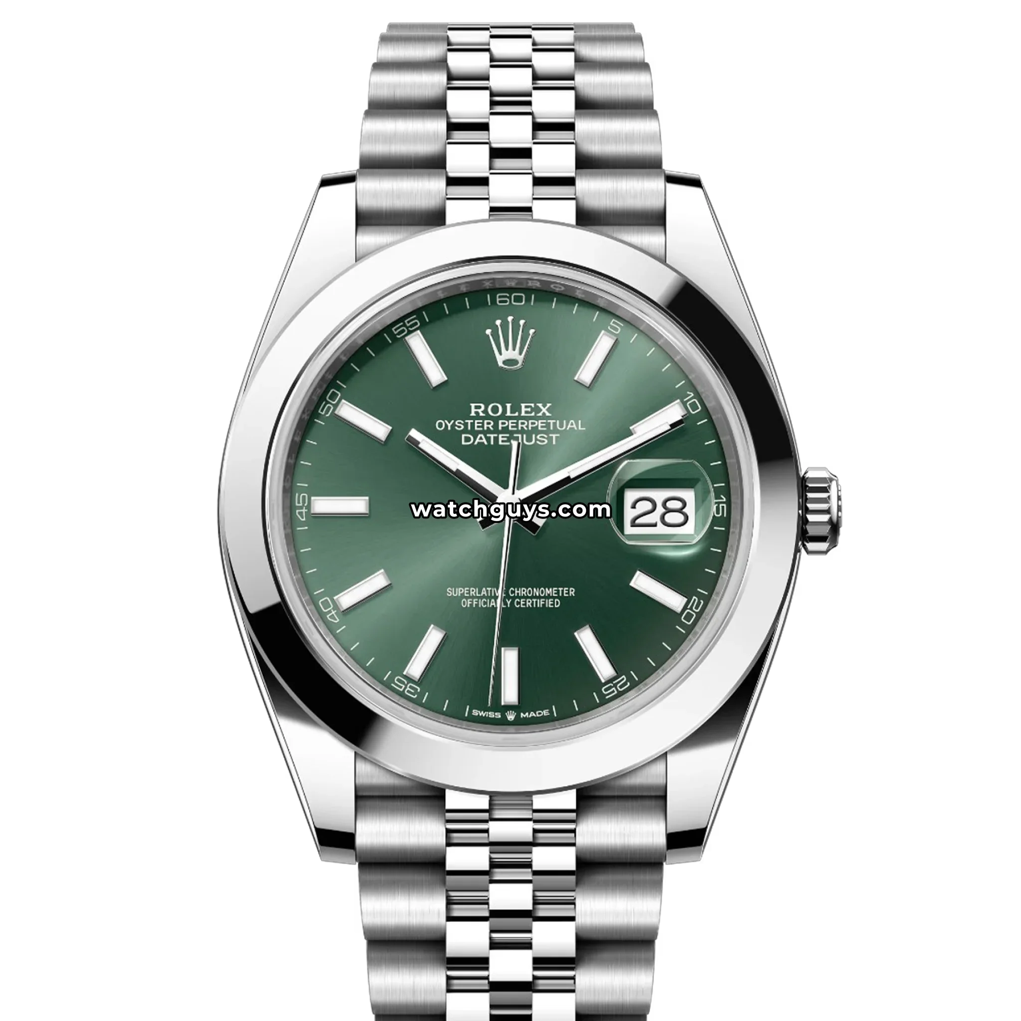 Rolex Datejust 126300 Green Jubilee