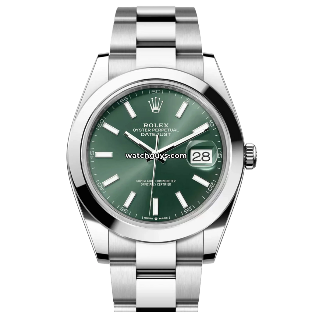 Rolex Datejust 126300 Green Oyster