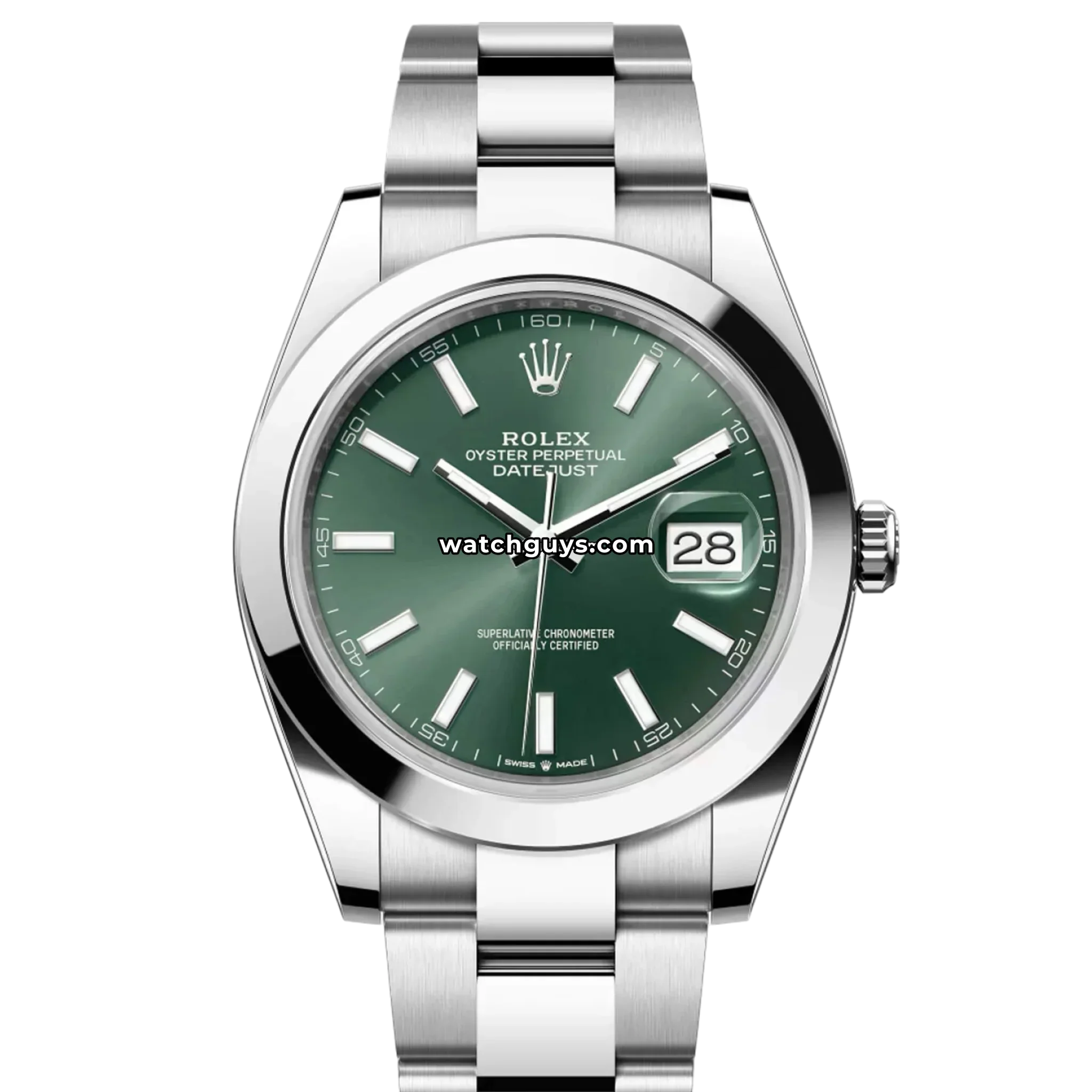 Rolex Datejust 126300 Green Oyster