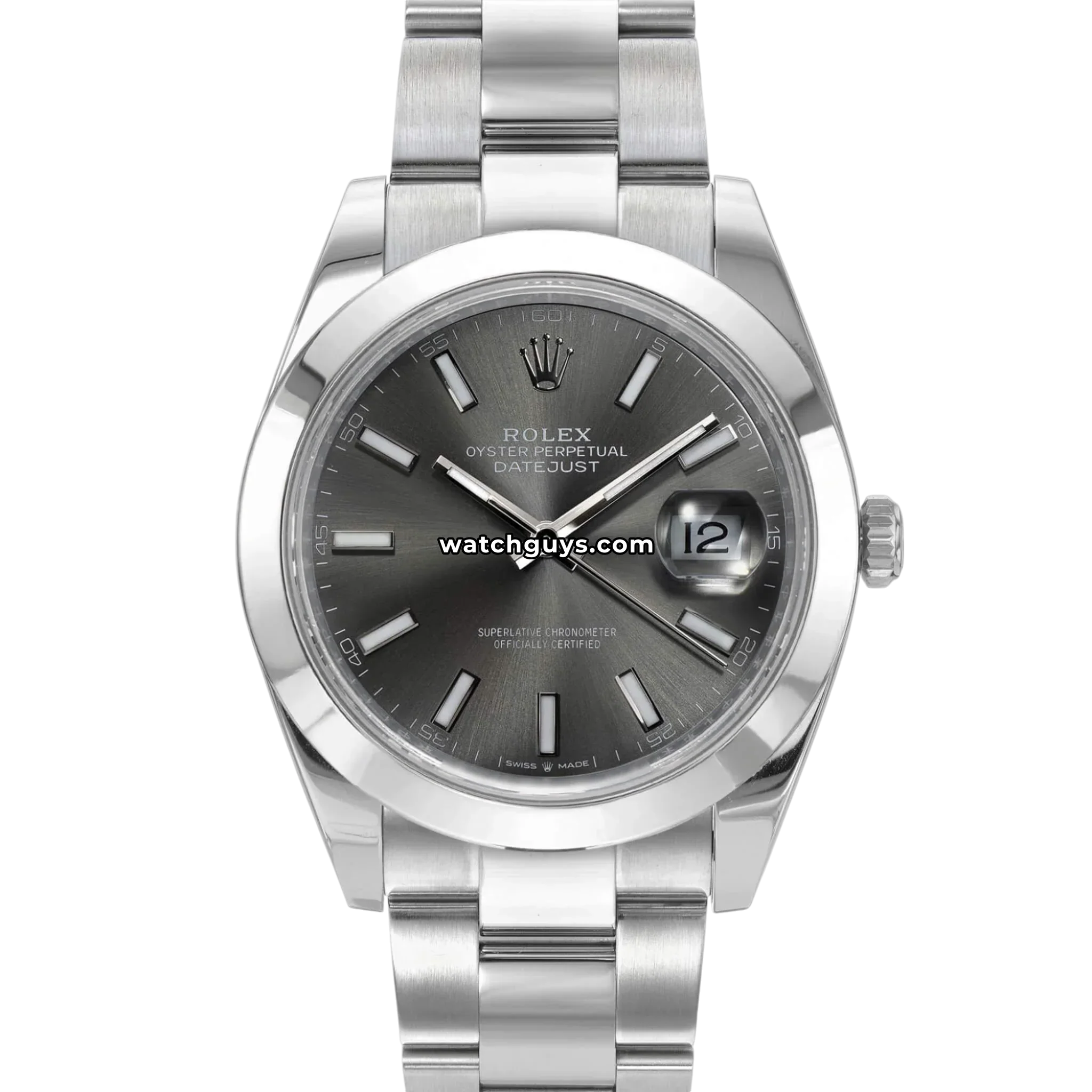 Rolex Datejust 126300 Rhodium