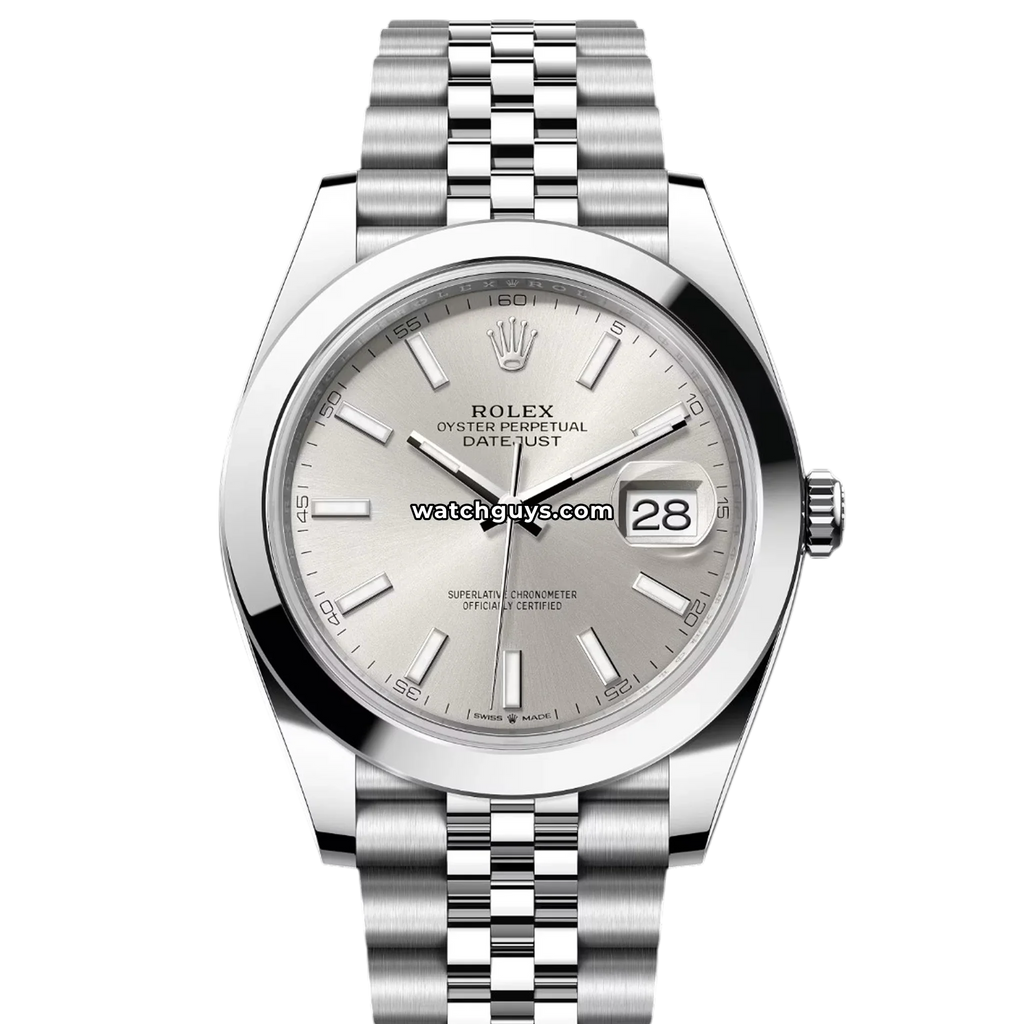 Rolex Datejust 126300 Silver Index Jubilee