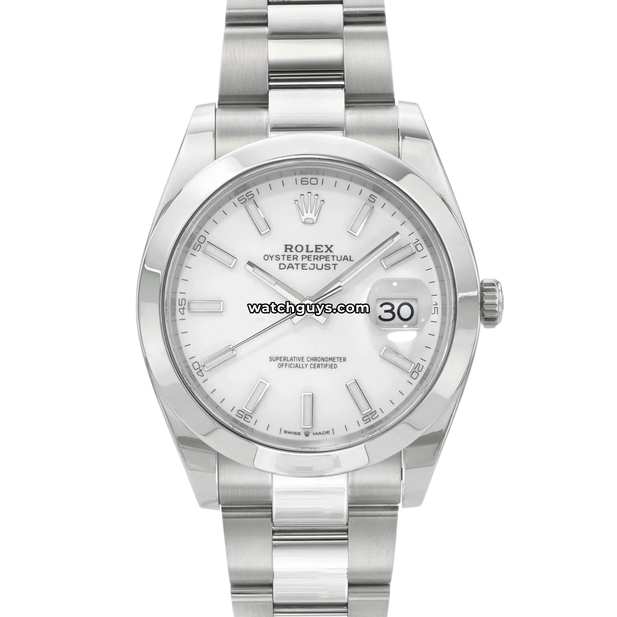 Rolex Datejust 126300 White Index