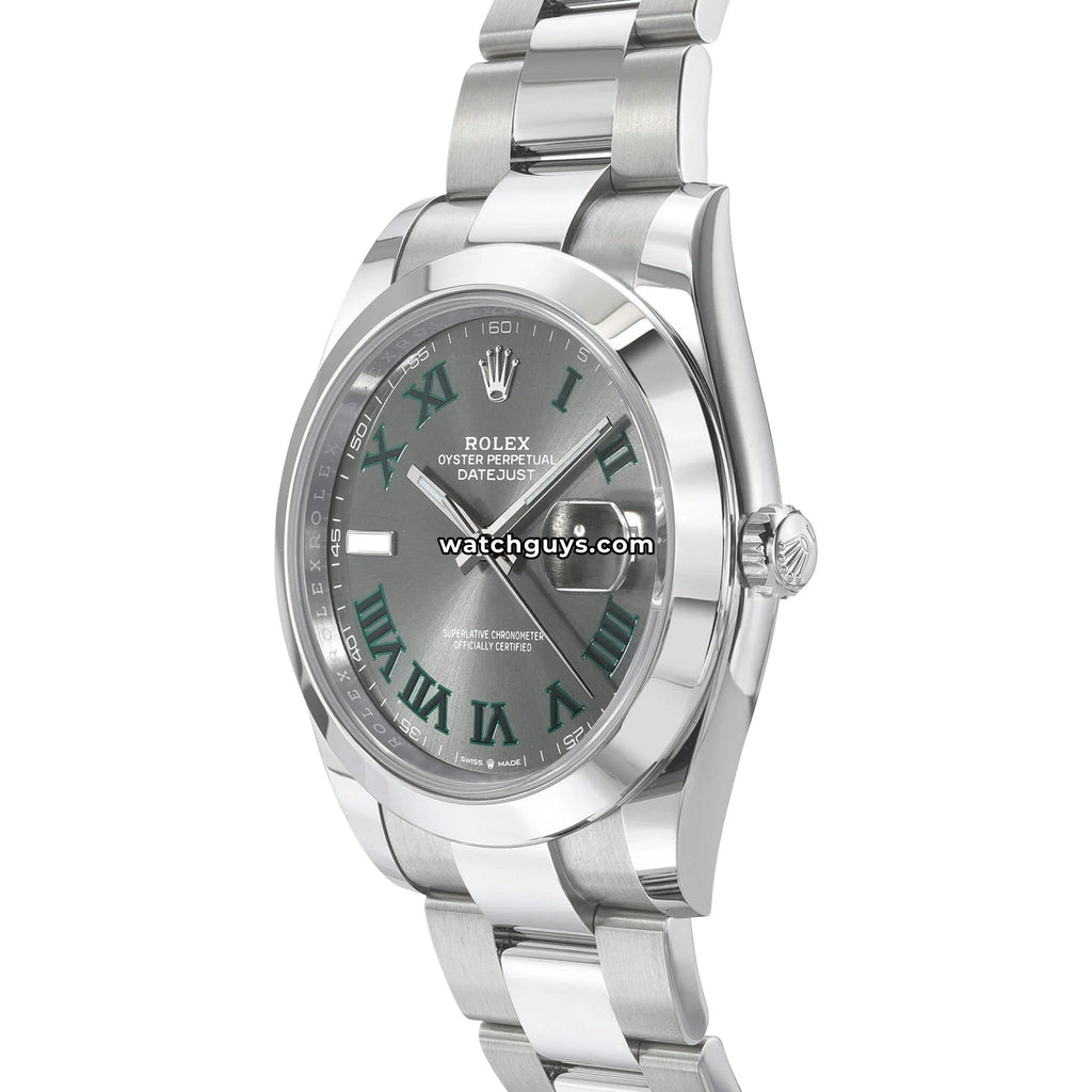 Rolex Datejust 126300 Wimbledon Oyster