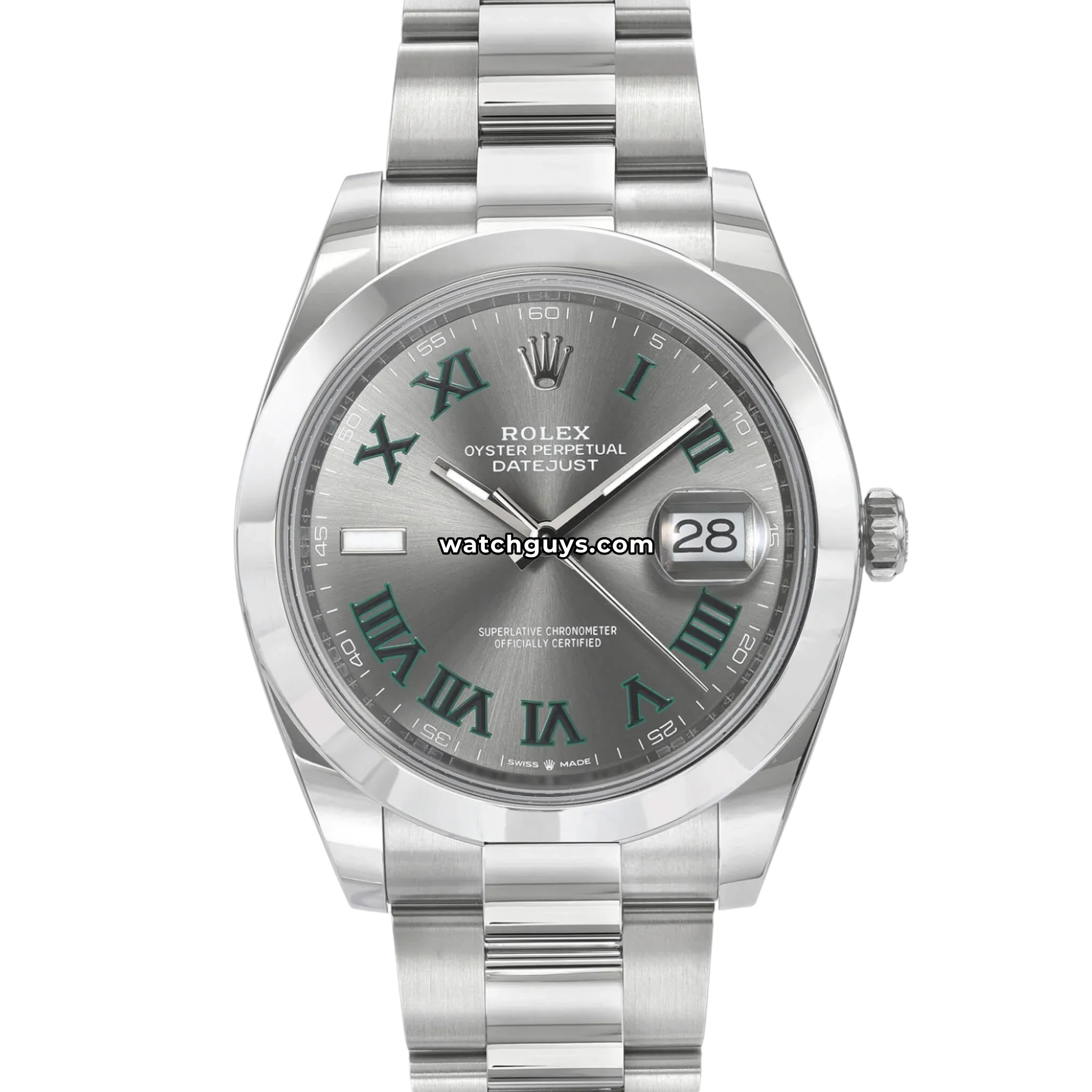 Rolex Datejust 126300 Wimbledon Oyster