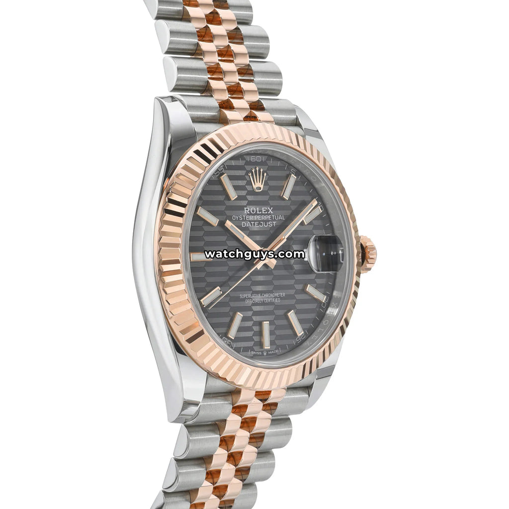 Rolex Datejust 126331 Slate Fluted Motif Jubilee